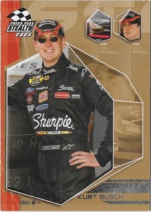 Kurt Busch 2004 Press Pass Stealth #1 NASCAR Racing Card