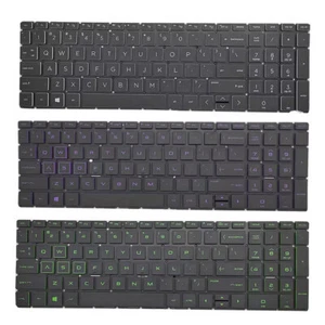Teclado de repuesto para portátil HP 15-CX 15-DK 15-EC TPN-C133 con retroiluminación - Imagen 1 de 4