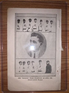 1913 Spalding Cuban Stars of Havana JOSE MENDEZ HOF PLAYER PHOTOS 5"x7" - Picture 1 of 2