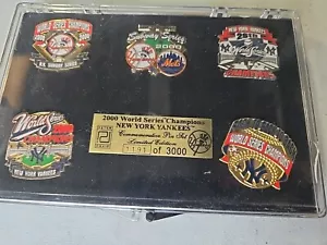 2000 New York Yankees World Series Champions Pin Set Limited Edition - Picture 1 of 2
