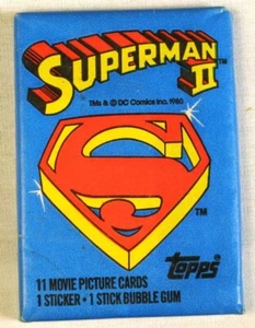 1980 TOPPS SUPERMAN II KARTENPACK - Bild 1 von 2
