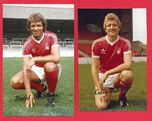 FOTOS AUTOGRAFIADAS DEL CLUB DAVID NEEDHAM COLIN BARRETT NOTTINGHAM FOREST FC 1979-80 - Imagen 1 de 6