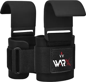 Gym Straps Hook bar Power Weight Lifting Training Wrist Support Lifting Gloves - Picture 1 of 5