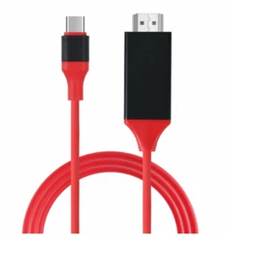 CAVO 2M CAVETTO MHL HDMI 4K Cable USB Tipo Type C 3.1 UNIVERSALE SMARTPHONE - Foto 1 di 6