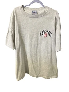 VTG Red Sox Shirt XXL The Game Grey Made in USA - Picture 1 of 4