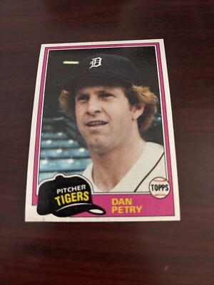 1981 Topps - #59 Dan Petry Detroit Tigers NM-MINT SHARP - Image 1 of 2