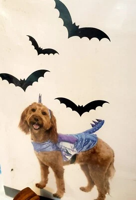 Disfraz Perro Dragón Vida Vibrante Halloween Perro Disfraz Talla Med 20-50 Lbs NUEVO Foto 1 de 4