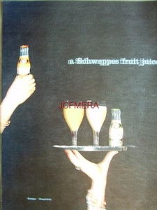 1957 Schweppes 'Grapefruit' Juice Drink AD - Original Print ADVERT - Picture 1 of 1