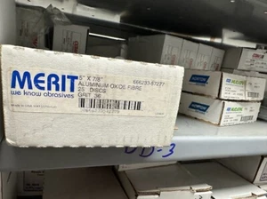 MERIT 36G 5"" X 7/8"" 666233 CAJA DE FIBRA DE RESINA DE 25 DISCOS - Imagen 1 de 1