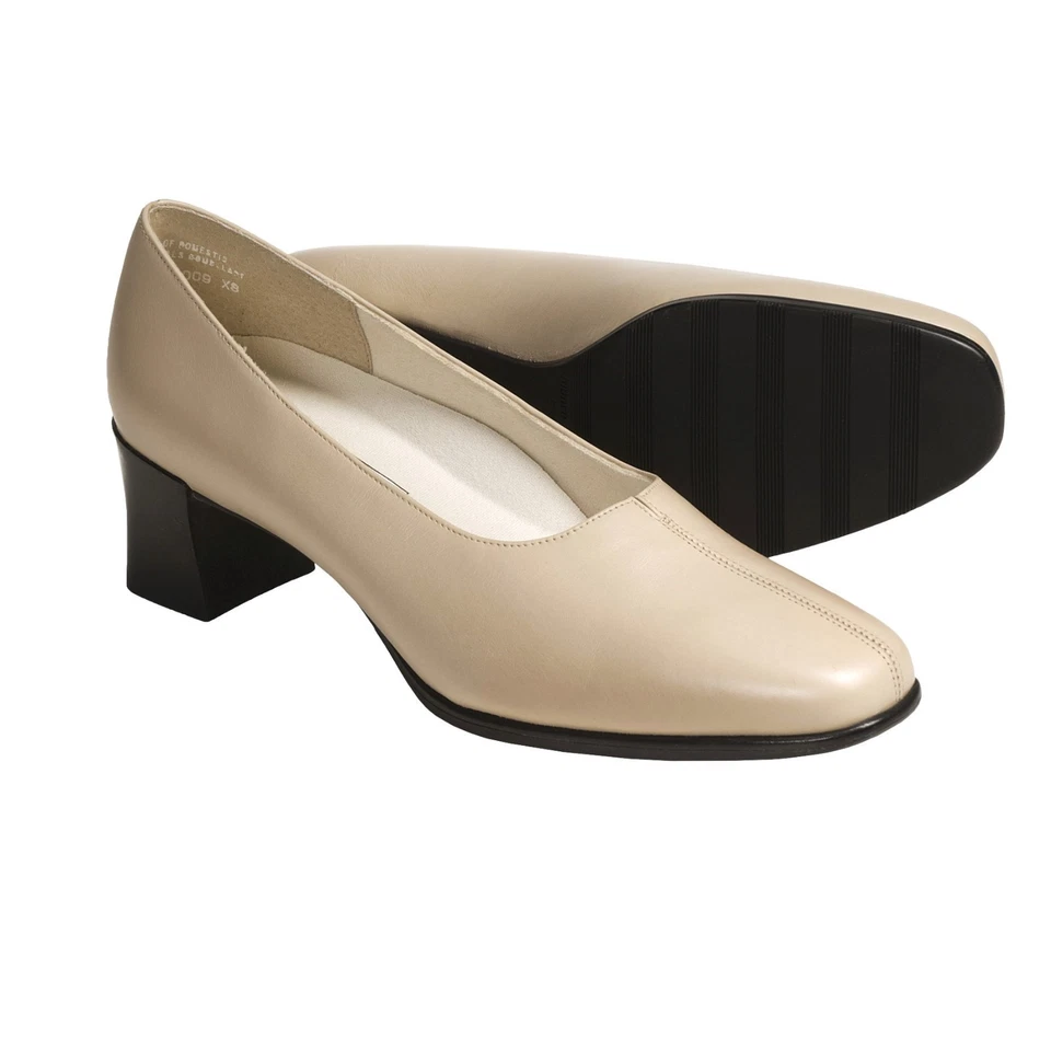 Nuevo $120 Munro American Mujer’s Meredith Hueso Cuero Bomba Zapatos de Vestir Estrechos 6N Foto 1 de 1