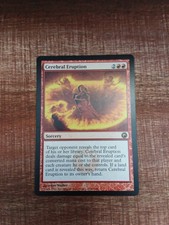 1x Cerebral Eruption Scars of Mirrodin MtG Magic Red Rare NM