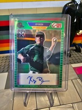 2021 LEAF PRO SET METAL BASEBALL KY BUSH XRC GREEN 9/10 AUTO #PA-KB1
