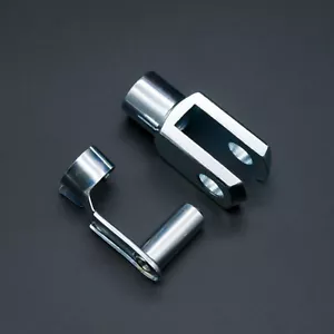 1x M10 10x40 Gabelkopf verzinkt + Sicherungsbolzen DIN 71752 - Bild 1 von 2