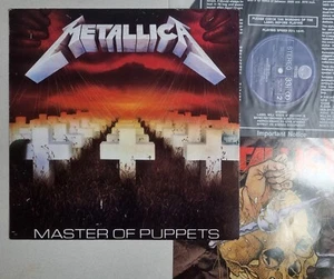NM  Diff. 7 Tracks / METALLICA - Master of Puppets [ 1989 Korea 1st LP Vinyl ] - Picture 1 of 6