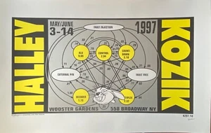 Halley/Kozik Exhibition NY City by Frank Kozik,1997 Signed. - Picture 1 of 2