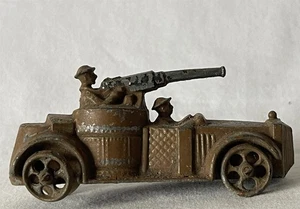 Vintage PLAYWORN Toy Soldier Britains Pre-War 27d Armoured Rolls Royce Car 1930s - Picture 1 of 10