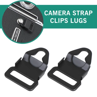 1 par de pinzas para correa para el cuello para Bronica 6x6 EC EC-TL S2 SQ-A 6x4,5 ETR ETR-C EE. UU. Foto 1 de 4