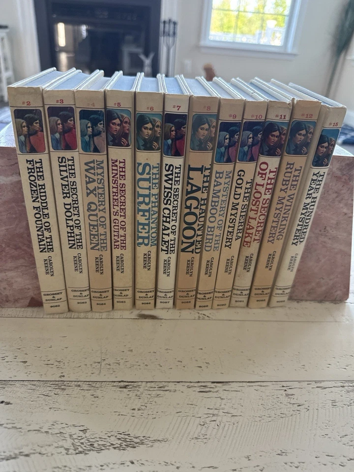 Dana Girls Mystery Stories Lot Carolyn Keene Grosset & Dunlap HC Lot 12 Books - Image 1 of 4