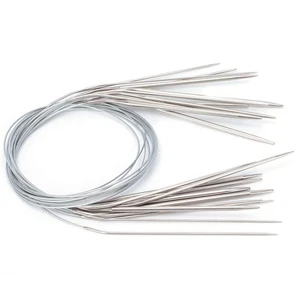 Crochet Knitting Needles Stainless Steel Round Needles 65cm Various Sizes - Bild 1 von 12