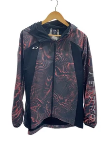 OAKLEY Nylon Jacket, Medium, Polyester, Black, All-Over Print - Picture 1 of 7