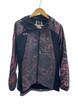 OAKLEY Nylon Jacket, Medium, Polyester, Black, All-Over Print - Image 1 of 4