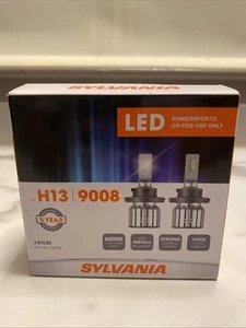 Sylvania H13 9008 LED Fog Powersports Bulbs, 2-Pack H13SL.BX2 - Picture 1 of 2
