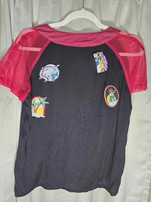 Camisa Agyness Deyn Dr Martens Surf Punk Feminina Júnior Botão Frontal Tamanho XS - Imagem 1 de 4