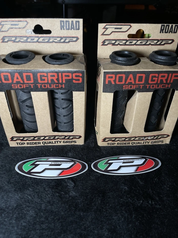 Dirtbike Pro Grip Road Grips Soft Touch Black Dirtbike Grips FREE SHIPPING - Image 1 of 1