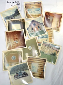 1960s Big Sky Montana Photos Lot Soldiers Chapel Lone Peak Corral Bar Crail Vtg - Picture 1 of 3