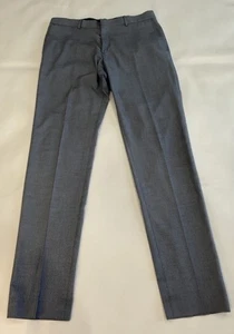 Zara Men’s Pants Trousers Sz 32 Grey Tweed Slacks Business Casual a - Picture 1 of 8