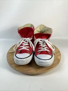 Herren Größe 6 Damengröße 8 rot hohe Converse Turnschuhe M9621 - Bild 1 von 12