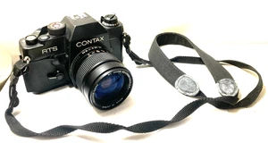 Cámara vintage Contax RTS de 35 mm con lente zoom Yashica ML 42-75 mm como se encuentra + ¡tal cual! - Imagen 1 de 19