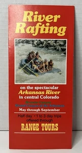 River Rafting On Arkansas River (Denver, CO) VTG 1985 Brochure - Picture 1 of 6