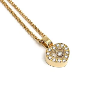 CHOPARD Happy Diamond Collier 750YG (18K Gelbgold) und Diamanten Herzmotiv - Bild 1 von 6