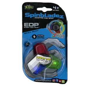 ⭐️⭐️⭐️⭐️⭐️ Zing Light Up Spinbladez Master the Spin Stackable Fidget Spinner - Foto 1 di 3
