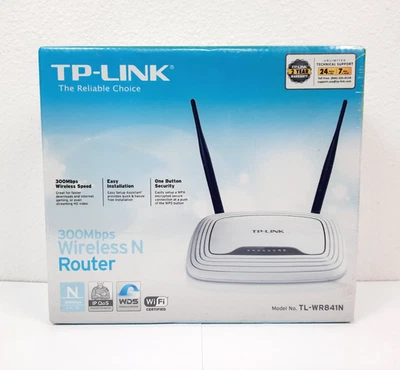 TP-Link TL-WR841N 300Mbps Wireless N Router, New Sealed - Image 1 of 4