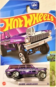 Hot Wheels - 2023 HW Gassers 2/5 '64 Nova Wagon Gasser 145/250 (BBHKH63) - Picture 1 of 1