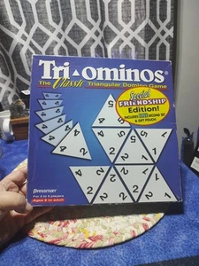 Tri-ominos The Classic Triangular Domino Game Special Friendship Edition - Compl - Picture 1 of 8