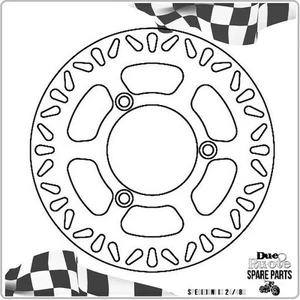 DISCO FRENO PER SCOOTER SUZUKI BURGMAN 125/200 07>13 FERODO FMD0441R 240MM - Foto 1 di 4