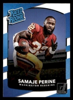 2017 Donruss #306 Samaje Perine Rookie Washington Redskins - Image 1 of 2