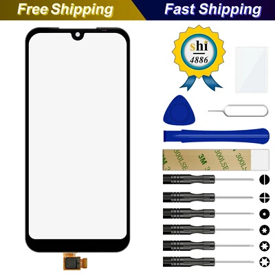 For LG K31 LM-K300QM LMK300QM LMK300QMA Front Touch Screen Glass Lens Digitizer - Image 1 of 4