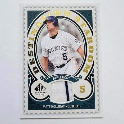 2009 SP Legendary Cuts #DSM-MH Matt Holliday Destination Stardom Memorabilia - Image 1 of 2
