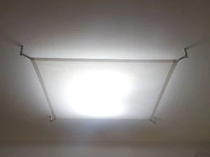 Écran LED LICHTSEGEL 125x125cm Panneau Textile LAMP + Ensemble De Montage - Bild 1 von 8