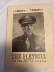 Command Decision - Fulton Theatre Playbill - August 16th, 1948 - Paul Kelly
