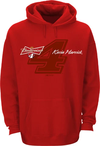 Kevin Harvick 2015 Checkered Flag Sports #4 Budweiser Sponsor Hoodie FREE SHIP! Cover