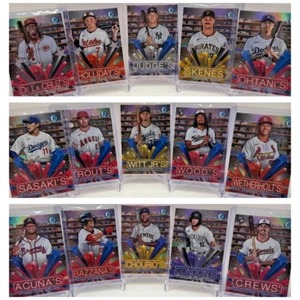 2025 BOWMAN BASEBALL HOBBY STARS COMPLETE SP INSERT SET - 15 CARDS! - Picture 1 of 4