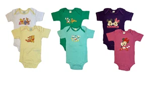 Baby Body Kurzarm 2er-Pack Winnie the Pooh, Donald Duck, Micky Maus Gr. 74/80 - Picture 1 of 4