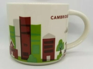 Starbucks You Are Here Cambridge 2013 Mug Building Boat Tree Graphic 14 fl oz - Foto 1 di 6