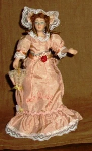 Puppenstubenpuppe-Lady-Miniatur 1:12-guter Zustand - Bild 1 von 4