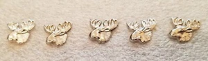 LOYAL ORDER OF MOOSE SILVER TONE MEMBERSHIP PINS X 5 - Bild 1 von 4